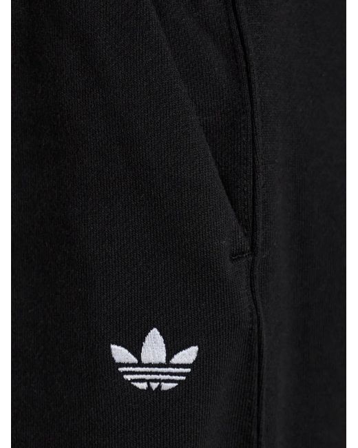 Adidas Black Logo-Embroidered Track Pants