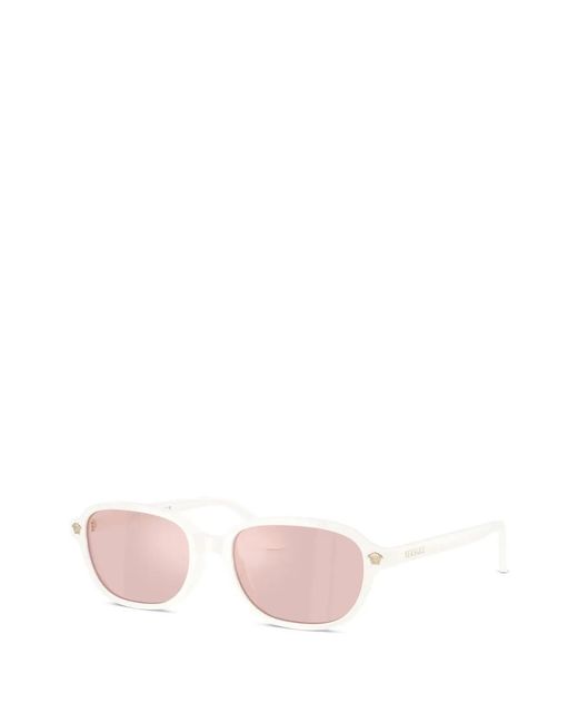 Versace Pink Square-Frame Sunglasses