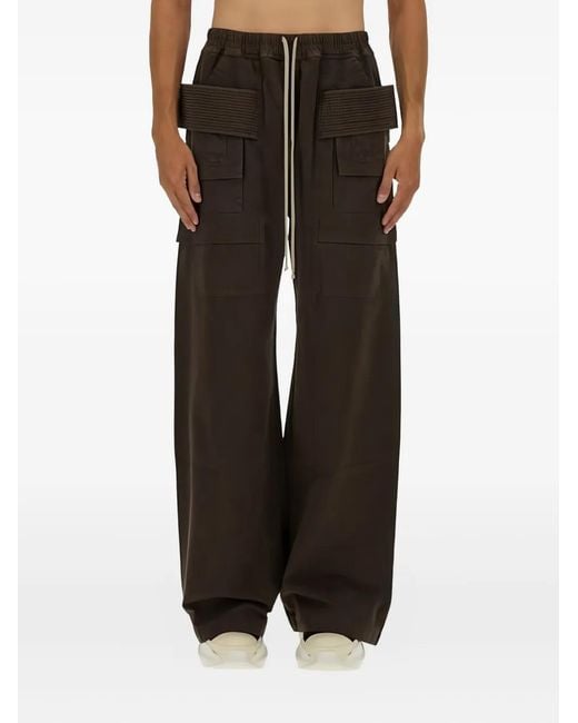 Rick Owens メンズ ブラック カーゴパンツ【公式通販】