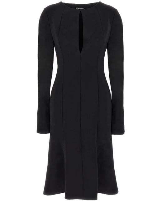 Tom Ford Black Cut-Out Dress