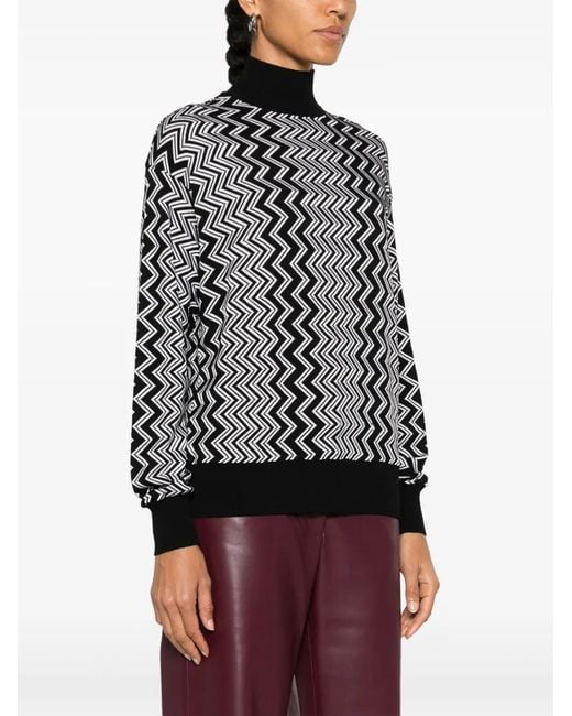 Missoni Gray Zigzag Sweater