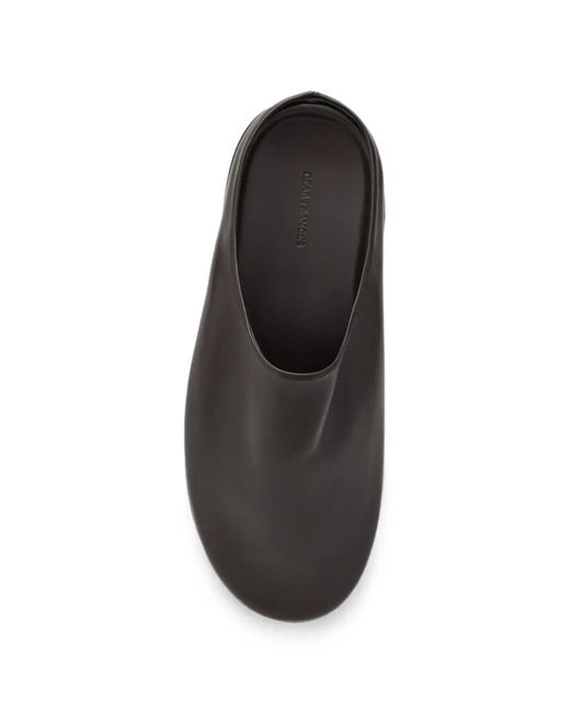 Dear Frances Black Vico Round-Toe Mules