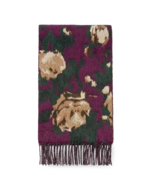 Burberry Purple Patterned Scarve
