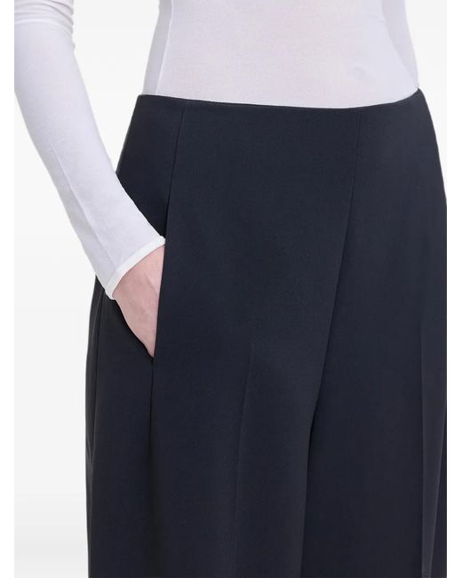 FFORME Black Pantalon Yvette À Plis