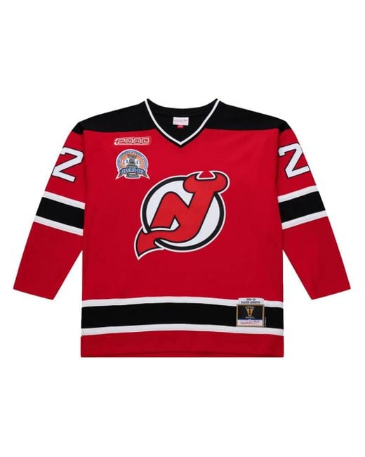 Mitchell & Ness New Jersey Devils 1999/2000 Claude Lemieux Power Play Jersey in het Red voor heren