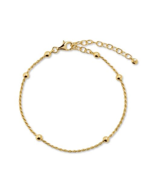Monica Vinader Metallic Beaded Rope-Chain Bracelet