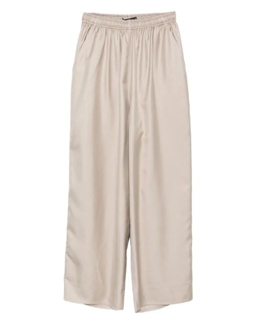Sofie D'Hoore Natural Elastic-Waist Palazzo Pants