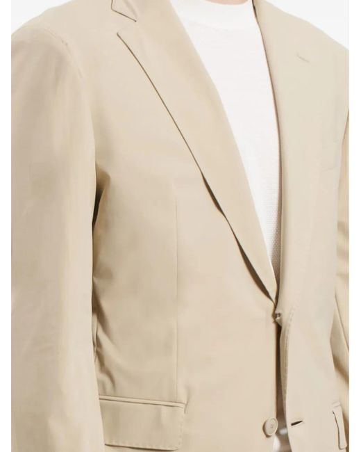 メンズ Boss ノッチドラペル シングルスーツ Natural
