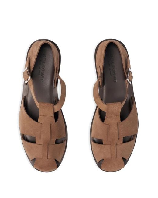 Scarosso Brown Apollo Sandals for men