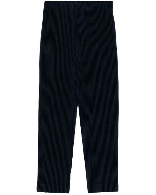 Homme Plissé Issey Miyake Mc November Trousers in Blue for Men