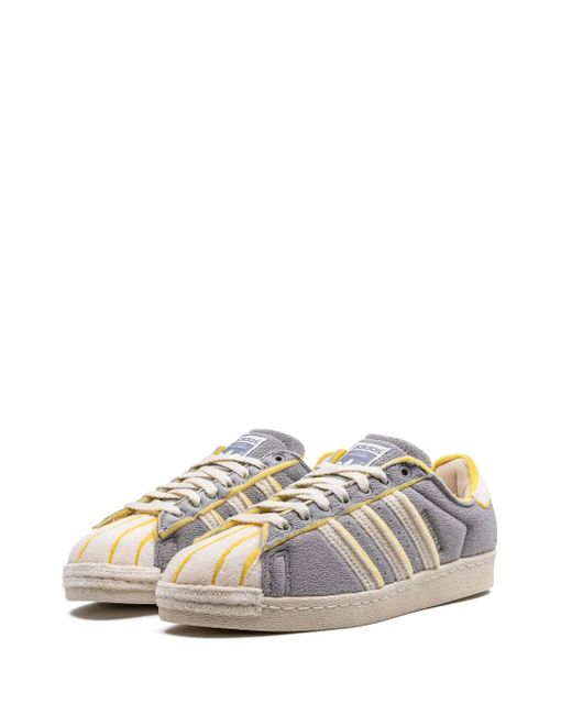 Adidas Gray Originals "Cozy Superstar Shoes" Sneakers