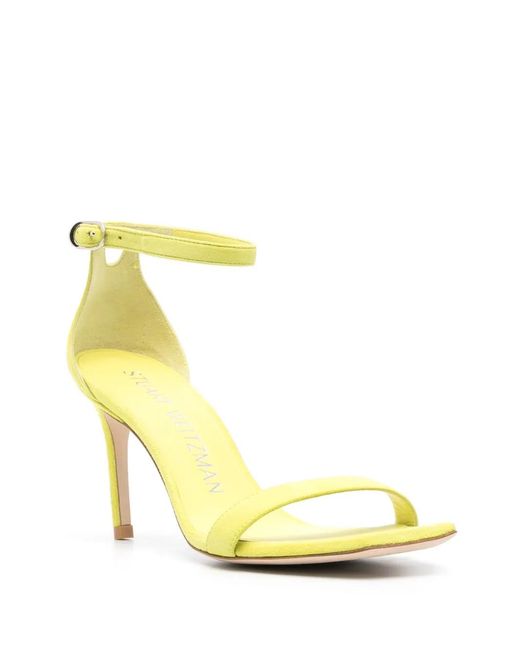 Stuart Weitzman Yellow 80Mm Open-Toe Sandals