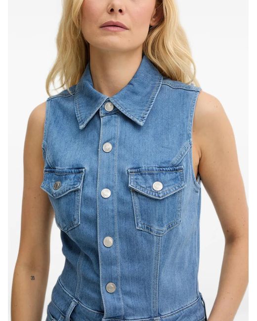 Guess Flared Jumpsuit in het Blue