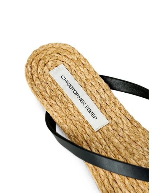 Christopher Esber White Palma Sandals
