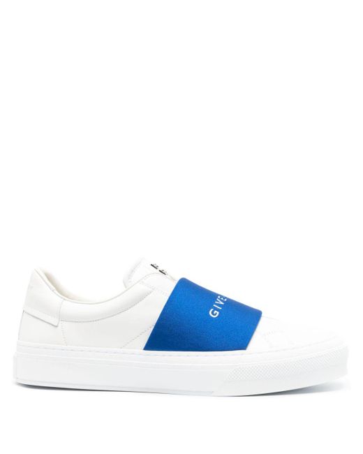 Givenchy City Sport Leren Sneakers in het Blue voor heren
