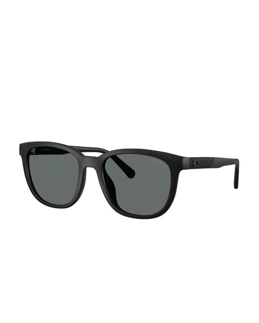COACH Gray C-Textured Sunglasses for men