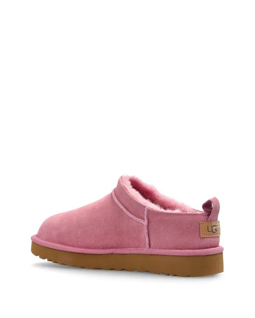 Ugg Pink Classic Micro Boots