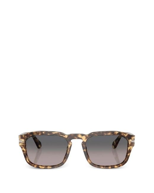 Persol Gray Square-Frame Sunglasses