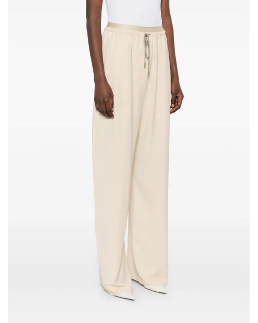 Lanvin Natural Drawstring Trousers