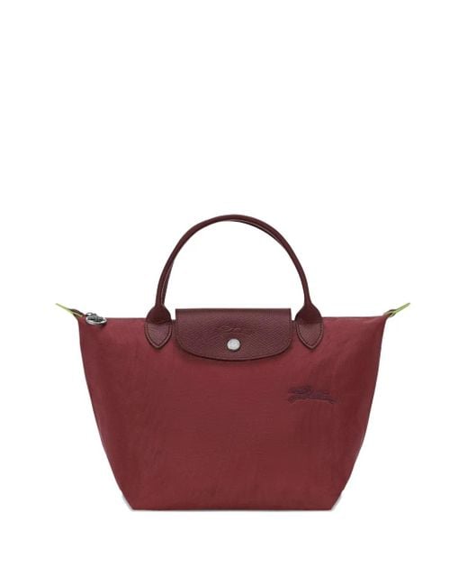 Borsa Tote Le Pliage Piccola di Longchamp in Purple
