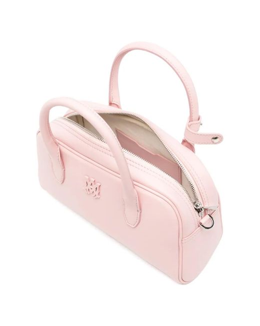 Amiri Pink Ma-Plaque Leather Tote Bag