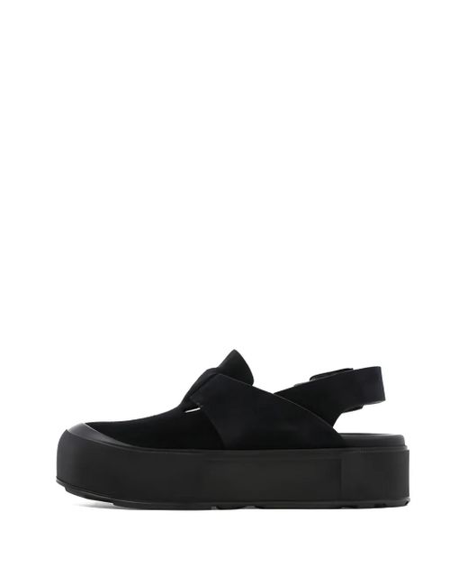 メンズ Alexander McQueen プラットフォーム サンダル Black