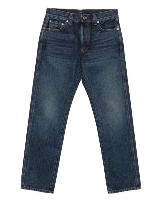 Jeans Con Design A Cinque Tasche di Khaite in Blue