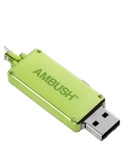 Collar Usb Rectangular Ambush de hombre de color White