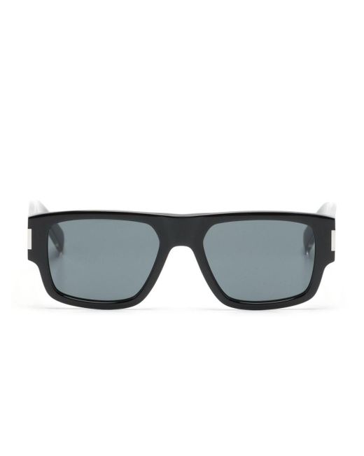 Saint Laurent Gray Sl 659 Rectangle Frame Sunglasses