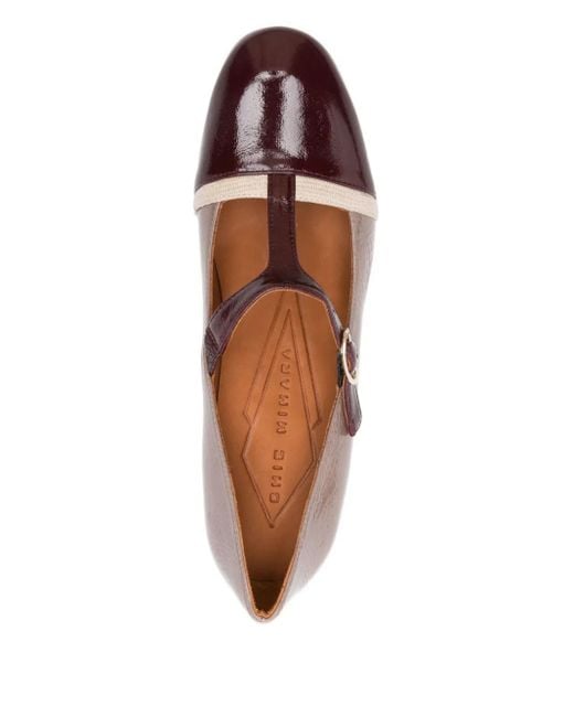 Zapatos Felinor con tacón cuadrado de 65 mm Chie Mihara de color Brown