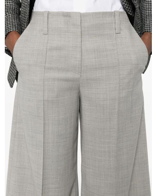 Brunello Cucinelli プリーツ ワイドパンツ Gray