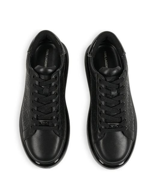 Karl Lagerfeld Black Kapri Kushion Platform Sneakers for men