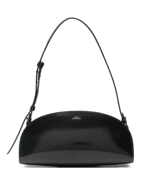 A.P.C. Black Sac Demi-Lune Shoulder