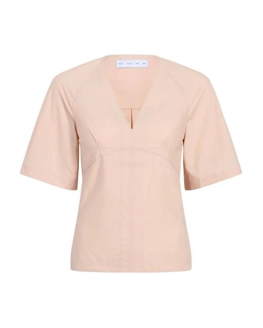 Proenza Schouler Vネック ブラウス Pink