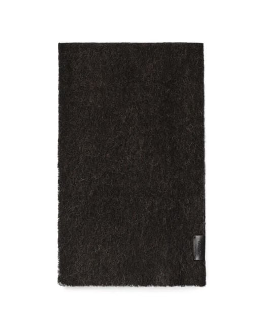 Lemaire Black Fluffy Scarf