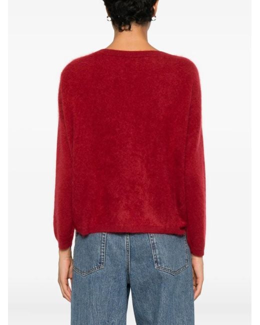 ABSOLUT CASHMERE Red Soeli V-Neck Sweater