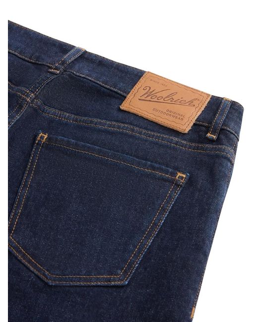 Woolrich Blue 5 Pockets Regular Jeans
