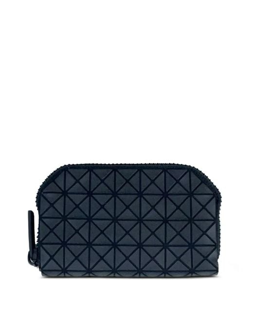 Issey Miyake Blue Kuro Geometric-Panelled Wallet