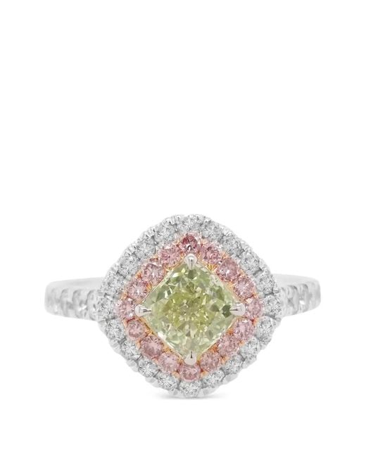 HYT Jewelry White Bague En Diamant