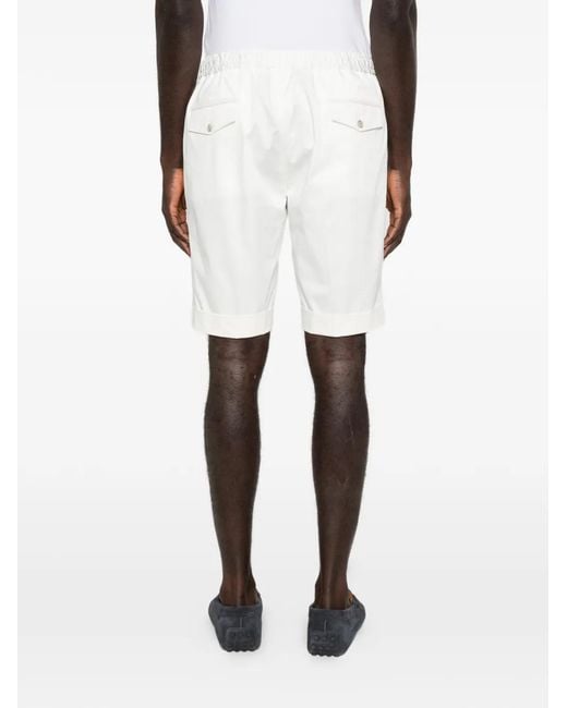 Short À Lien De Resserrage Barba Napoli pour homme en coloris White