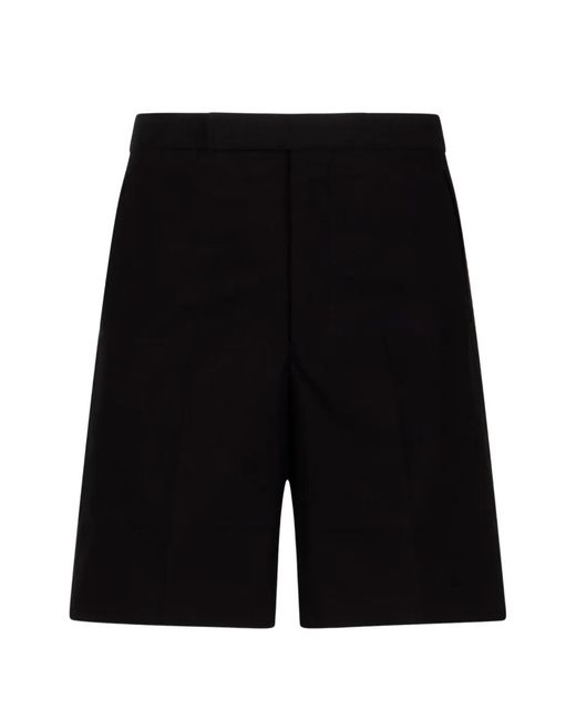 Prada Black Cotton Bermuda Shorts for men