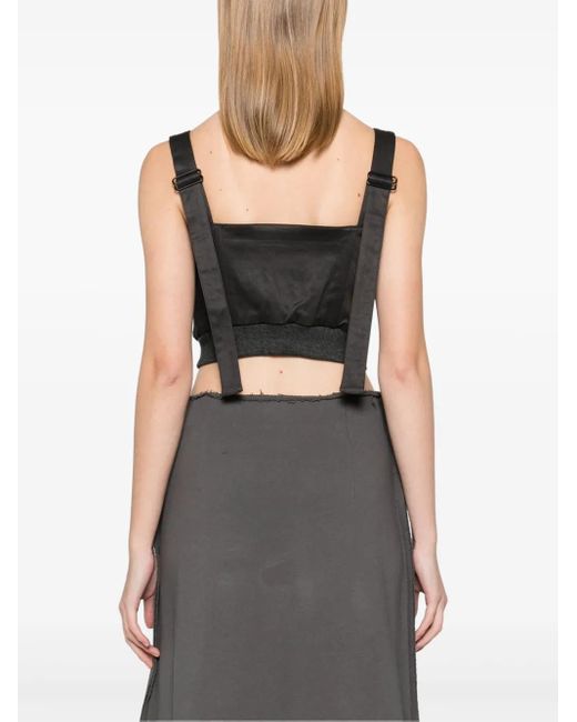 Elena Velez Black Bustier-Style Top