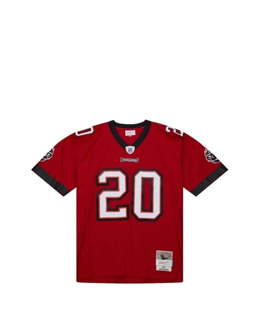 Mitchell & Ness Red X Nfl Ronde Barber Dark Jersey for men