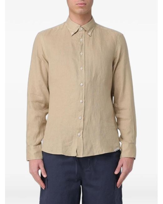 Colmar Natural Button-Down Linen Shirt for men
