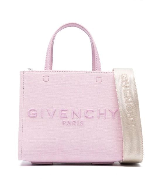 Givenchy Mini G Shopper Met Geborduurd Logo in het Pink