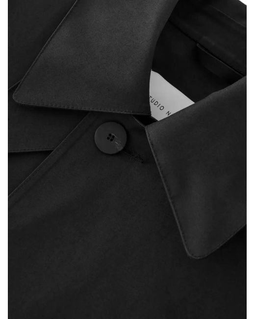 Studio Nicholson Black X Teviot Buttoned Coat