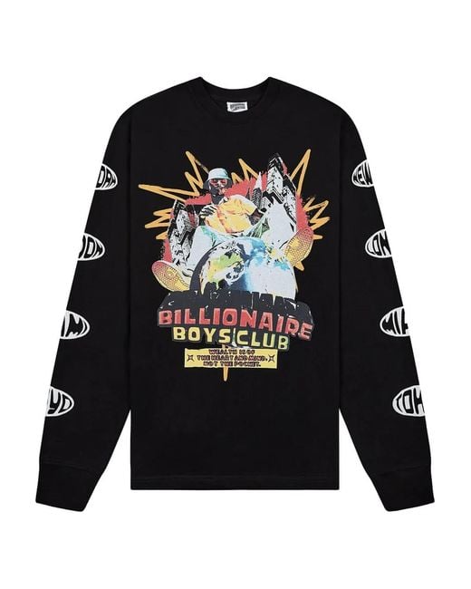 BBCICECREAM Black Heart Mind Dance Long-Sleeve Sweatshirt for men