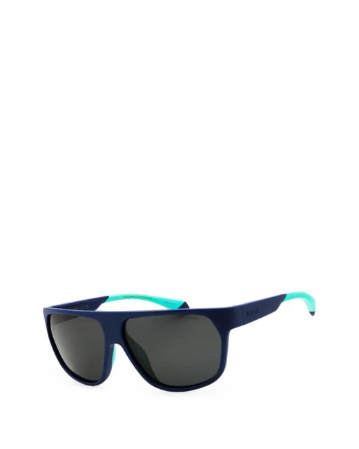 Polaroid Black Rectangle-Frame Sunglasses for men
