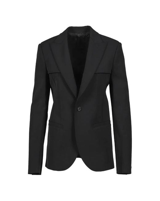 Jean Paul Gaultier Black Panelled Tailored Jacket