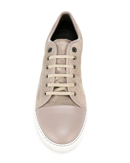 Lanvin Multicolor Contrasted Toe Cap Sneakers for men